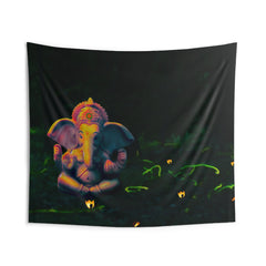 Ganesha Flower Tapestry