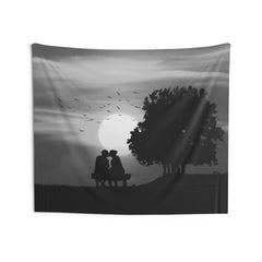 Couple Sunset Tapestry