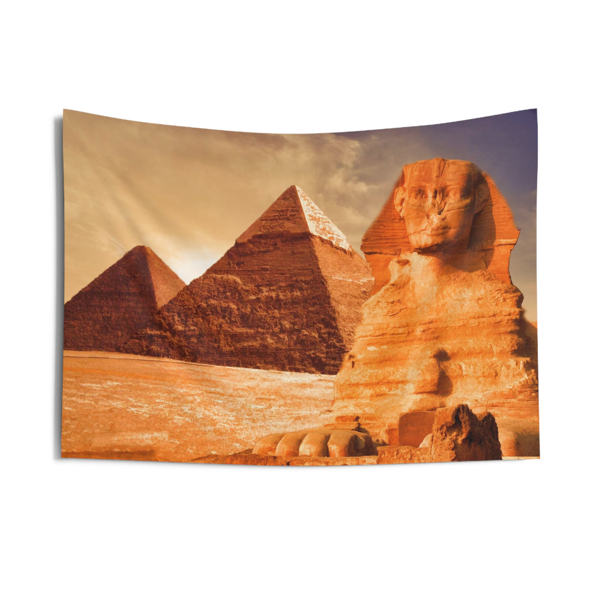 Brown Pyramid Tapestry