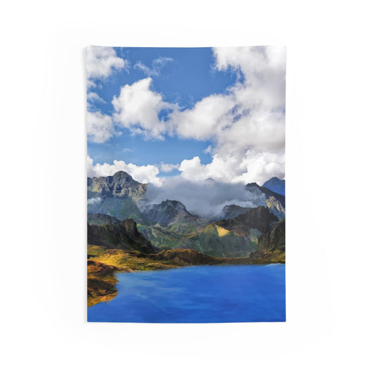 Cloud Mountain Lake Tapestry