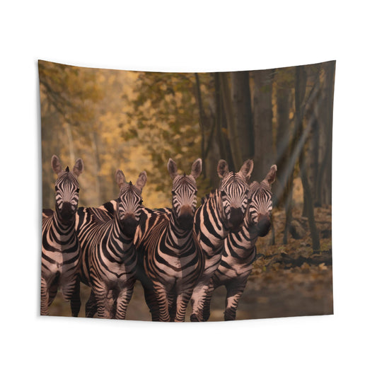 Dazzle Zebra Tapestry