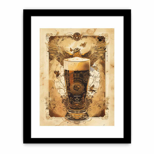 Vintage Beer Frame Print