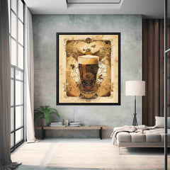 Vintage Beer Frame Print