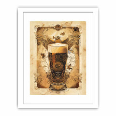 Vintage Beer Frame Print