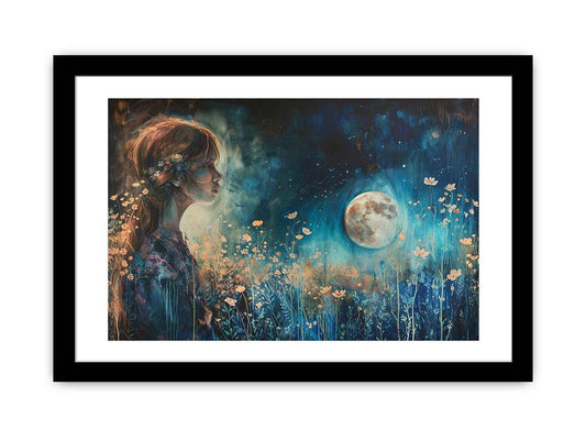 Beautiful Moon Framed Print