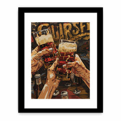 Cheers Framed Framed Print 