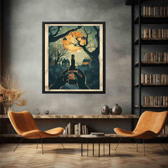 Moonlight Wine Framed Print