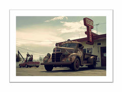 Vinatge Truck Framed Print