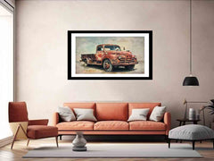 Vinatge Truck Framed Print