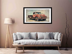 Vinatge Truck Framed Print