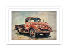 Vinatge Truck Framed Print