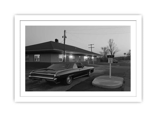 Country Motel  Framed Print