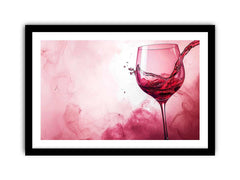 Wine Splash Frame art