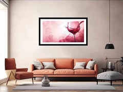 Wine Splash Frame art