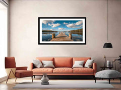 Sea jetty Print