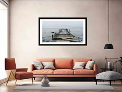 Broken Jetty Framed Print