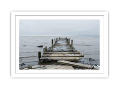 Broken Jetty Framed Print