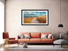 Beach Path Framed Print