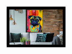 Pug Dog Framed Print