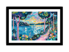 River Art Framed Print