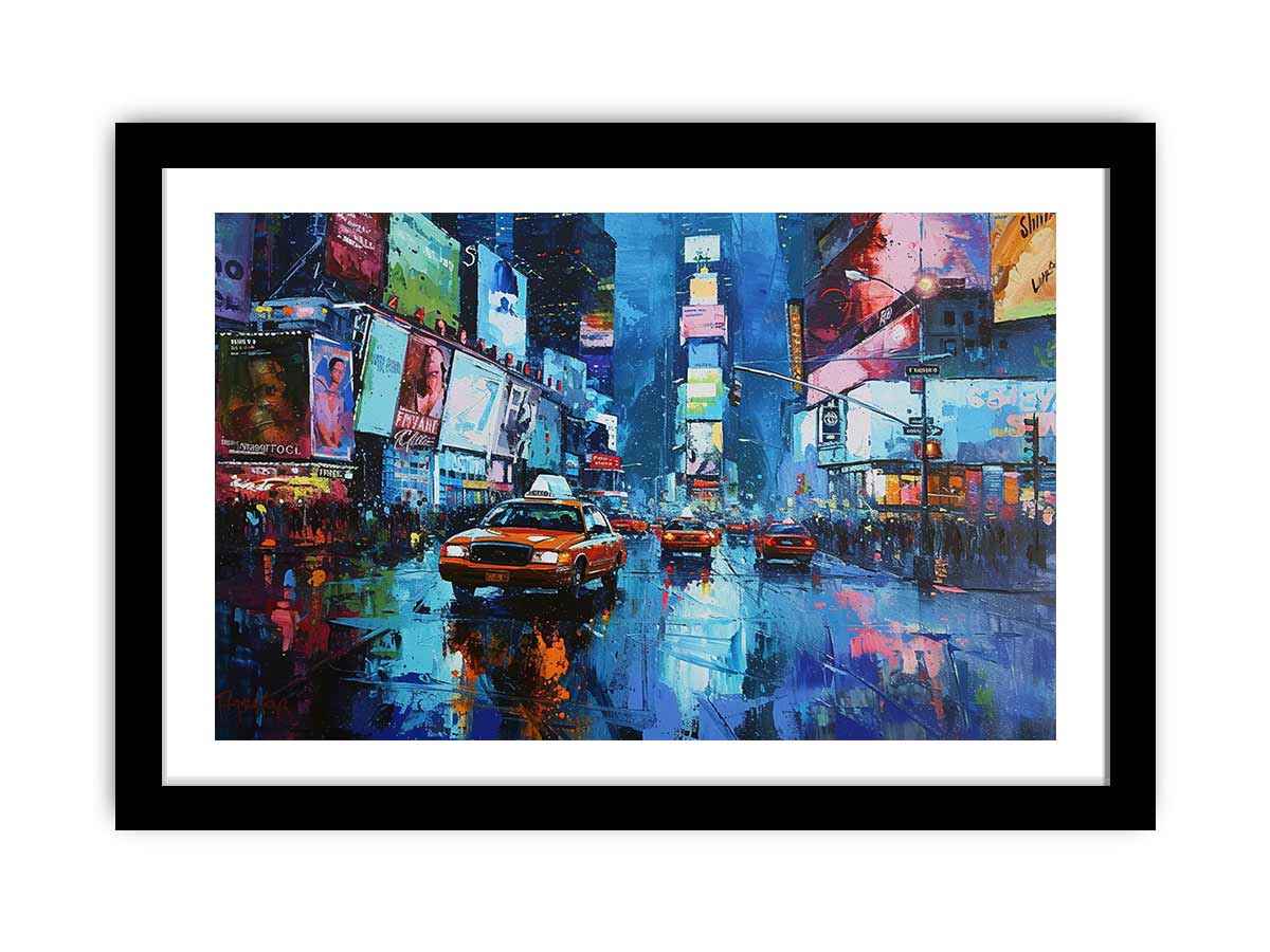 Times Square Framed Print