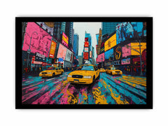 Times Square Framed Framed Print