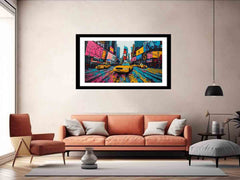 Times Square Framed Framed Print