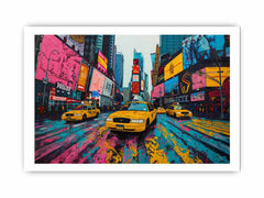 Times Square Framed Framed Print