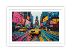 Times Square Framed Framed Print