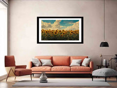 Summar Sunflower Framed Print