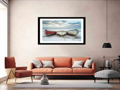 Three Boats  Framed print