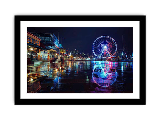 Darling Harbour Night Print