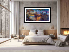 Storey Bridge Brisbane Art Framed Print