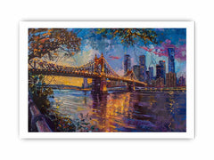 Storey Bridge Brisbane Art Framed Print