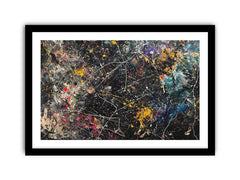 Color Drip Framed print