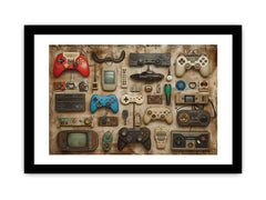 Video Game Controller Framed Print