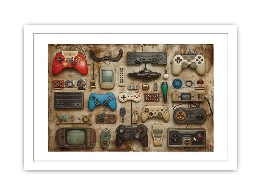 Video Game Controller Framed Print