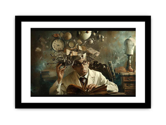 Genius  Framed  Print