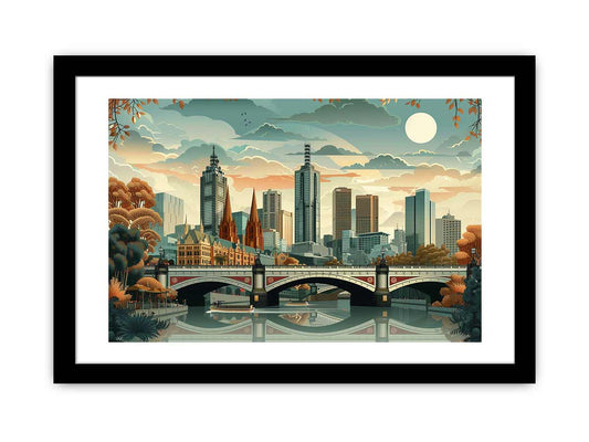 Melbourne Framed Print