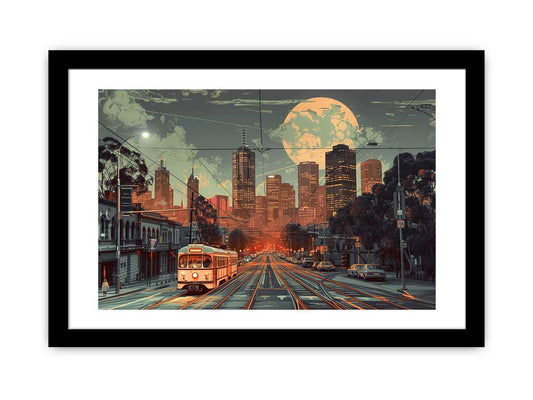 Melbourne Framed Print