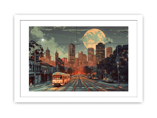 Melbourne Framed Print