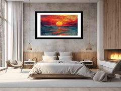 Sunset Framed Print