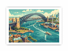 Sydney  Framed Print