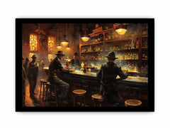 Vintage Bar  Framed Print Framed Print