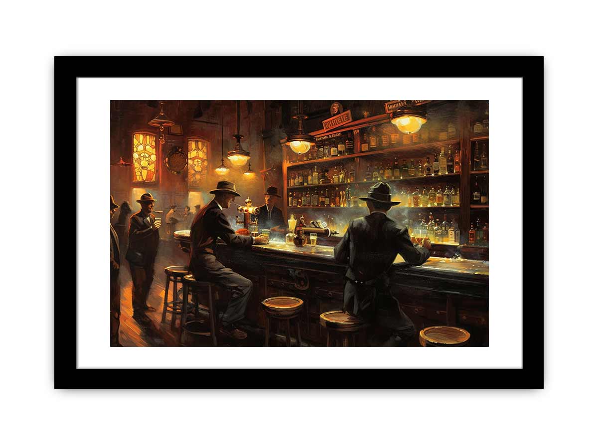 Vintage Bar  Framed Print Framed Print