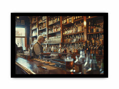 Vintage Bar Framed Print