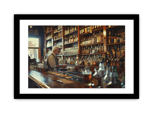 Vintage Bar Framed Print