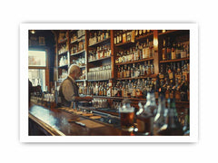 Vintage Bar Framed Print