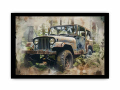 Jeep Framed Print Framed Print