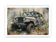 Jeep Framed Print Framed Print